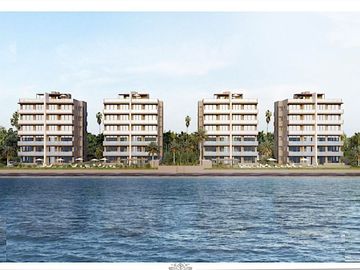 Departamento a pasos del mar en Zona Hotelera Sur de Cozumel, pre construcción