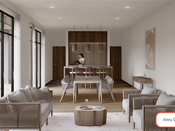 Departamento a pasos del mar en Zona Hotelera Sur de Cozumel, pre construcción