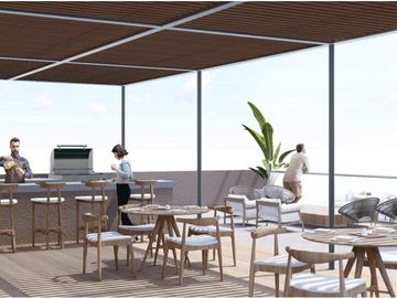 Departamento a pasos del mar en Zona Hotelera Sur de Cozumel, pre construcción
