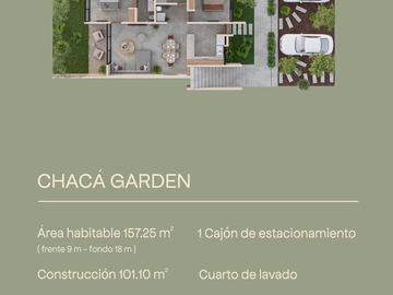 Duplex Garden en Tulum 2 BR