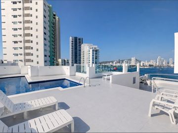 apartamento en venta en bocagrande. Cod V18300