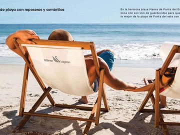 Apartamento 2 dormitorios con amplia terraza en primera línea del mar en Punta del  Este, Playa Mansa parada 39