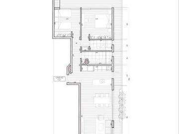 Apartamento 2 dormitorios con amplia terraza en primera línea del mar en Punta del  Este, Playa Mansa parada 39