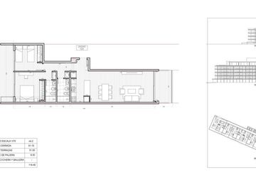 Apartamento 2 dormitorios con amplia terraza en primera línea del mar en Punta del  Este, Playa Mansa parada 39