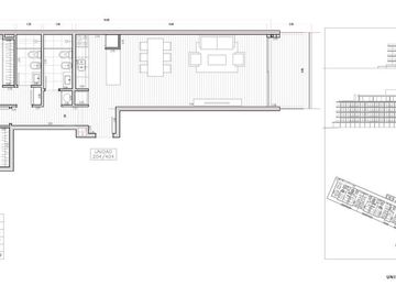 Apartamento 2 dormitorios con amplia terraza en primera línea del mar en Punta del  Este, Playa Mansa parada 39