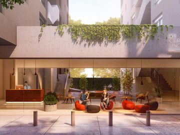Apartamento 2 dormitorios con terraza en Centro de Montevideo