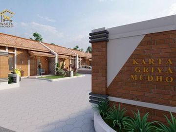 HANYA TINGGAL 1 UNIT! RUMAH DESIGN KLASIK DENGAN BATA MERAH DI PRAMBANAN