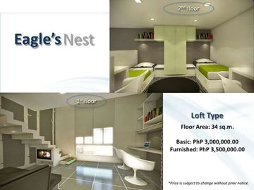 RFO Loft Type Condominium for Sale beside Atene De Cebu