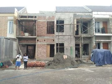 Rumah Baru Rp 1.48 Milyar, 2 Lnt, di Beji, Depok. LT 90 m&sup2;,