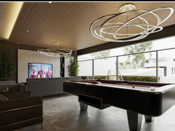 Casa en la Loma de Golf con Alberca y Cine