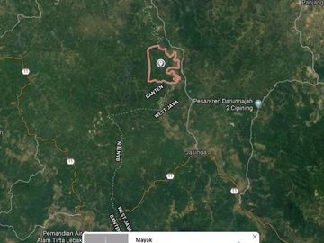 Jual Cepat Tanah Perumahan 320 Ha Di Curugbitung Lebak