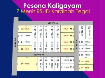 Hanya 1 Jt-an Tanah Utara Exit Tol Adiwerna, Tegal: SHM