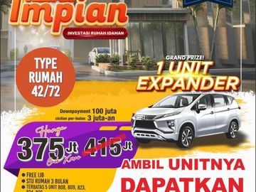 Rumah mewah modern Residensial hanya 300juta STU 3 Bulan Free ijb
