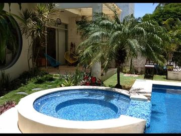 FABULOSA CASA CON ALBERCA PRIVADA EN RENTA POR DÍA EN XELHA DIAMANTE