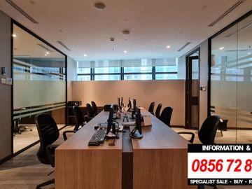 DISEWAKAN BRAND NEW OFFICE SPACE at SUDIRMAN 7.8 (FULL FURNISHED)