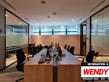 DISEWAKAN BRAND NEW OFFICE SPACE at SUDIRMAN 7.8 (FULL FURNISHED)