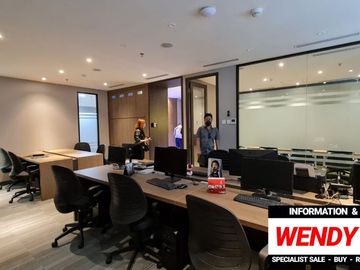 DISEWAKAN BRAND NEW OFFICE SPACE at SUDIRMAN 7.8 (FULL FURNISHED)