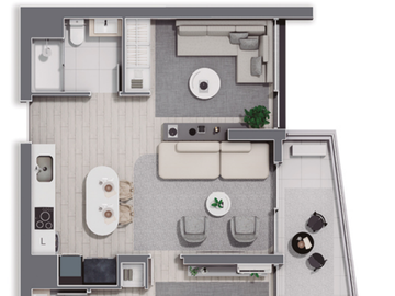 Departamento en venta en Huechuraba