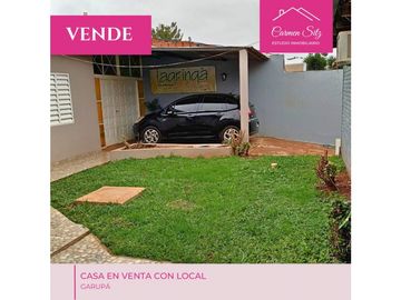 Casa en venta con local comercial