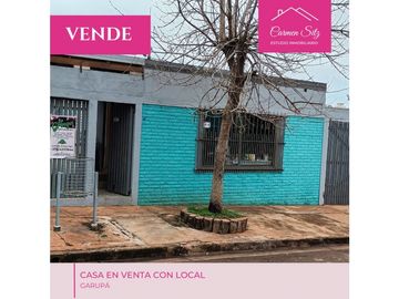 Casa en venta con local comercial