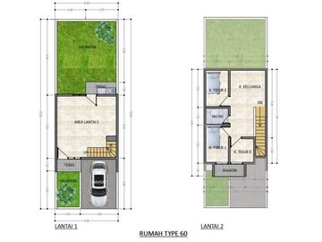 RUMAH AREA PADALARANG 2 LANTAI SHM