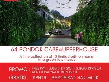 Dijual Rumah The Hills Pondok Cabe New Launching Type 64 Lokasi Bagus Nyaman Strategis