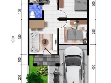 Rumah 1 lantai Karawang dengan type 36/60 harga 200 jutaan