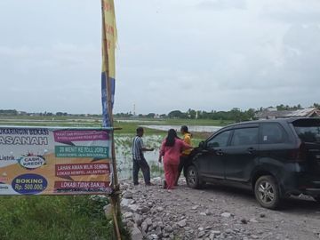 Tanah Kavling Pinggir Jalan Dekat Pasar Muara Bhakti Babelan Bekasi