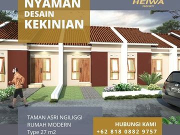 Rumah Modern Type 27m2 Harga 180 Juta di Daerah Klaten