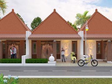 RUMAH ETNIK MINIMALIS AKSES BAGUS DI PRAMBANAN