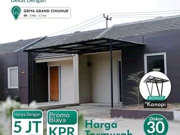 Perumahaan Termurah Promo KPR DP 5 JT bebas biyaya KPR di Cinunuk Dan Ciwastra Bandung