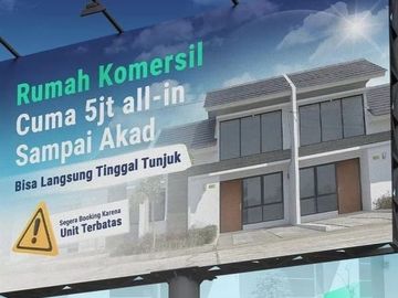 Rumah subsidi ready stock cukup 1 juta di cikarang