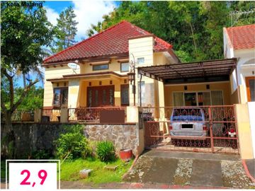 Rumah Bagus Luas 340 di Villa Puncak Tidar kota Malang