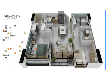 APARTAMENTO EN PROYECTO EN BELLA VISTA, ARMONIA