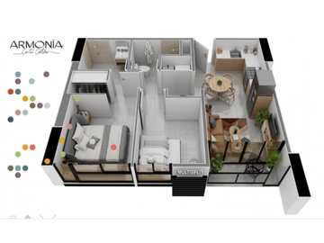 APARTAMENTO EN PROYECTO EN BELLA VISTA, ARMONIA