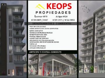 VENTA DEPARTAMENTO DOS AMB EN CONSTRUCCION, GRAN PORTUNIDAD. J.L. SUAREZ