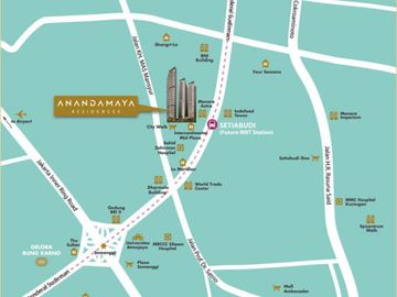 Apartemen Anandamaya Residences 2 BR Furnished
