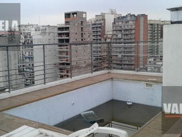 Aranguren 600 P9° Caballito Monoambiente c/balcón. Cochera. Amenities. Con Renta. Muy Luminoso!!!