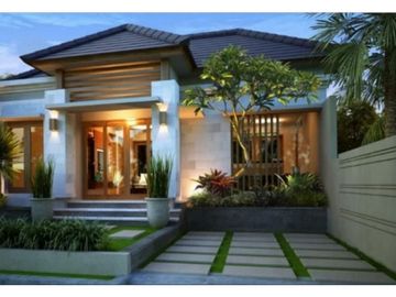 Mangku jalan raya, rumah konsep limasan modern di Barat Gerbang Tol