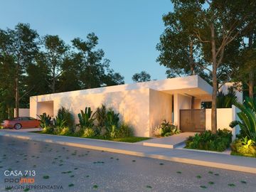 3 Preciosas casas en preventa en Dzidzil-Há