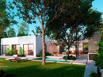 3 Preciosas casas en preventa en Dzidzil-Há