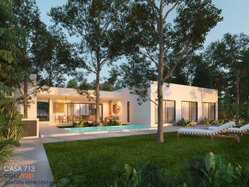 3 Preciosas casas en preventa en Dzidzil-Há
