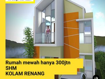 hanya disini rumah bonus kolam renang pribadi