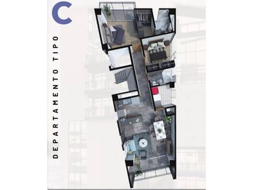 Departamento Estilo Pent Garden En Venta Cerca De Plaza Dorada
