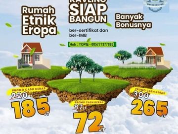 Dijual rumah subsidi murah ada fasiltas kolam renang nya