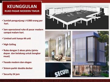 RUKO HOEK DI PASAR MODERN BSD PROMO KHUSUS BULAN INI MURAH SEKALI
