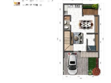 Hunian exclusive 2 lantai furnished dkt tol sawangan,Depok