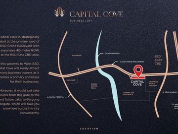 Ruko 5 Lantai Capital Cove Penthouse di CBD BSD City
