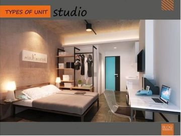 FOR SALE READY FOR OCCUPANCY STUDIO UNIT in Bloq Residences Talamban Cebu.