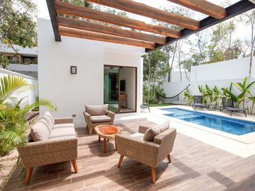 Estilo de vida exterior, 2 terrazas, alberca privada, acabados de lujo, cuarto i